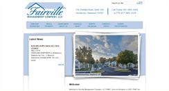 Desktop Screenshot of fairvillemanagement.com